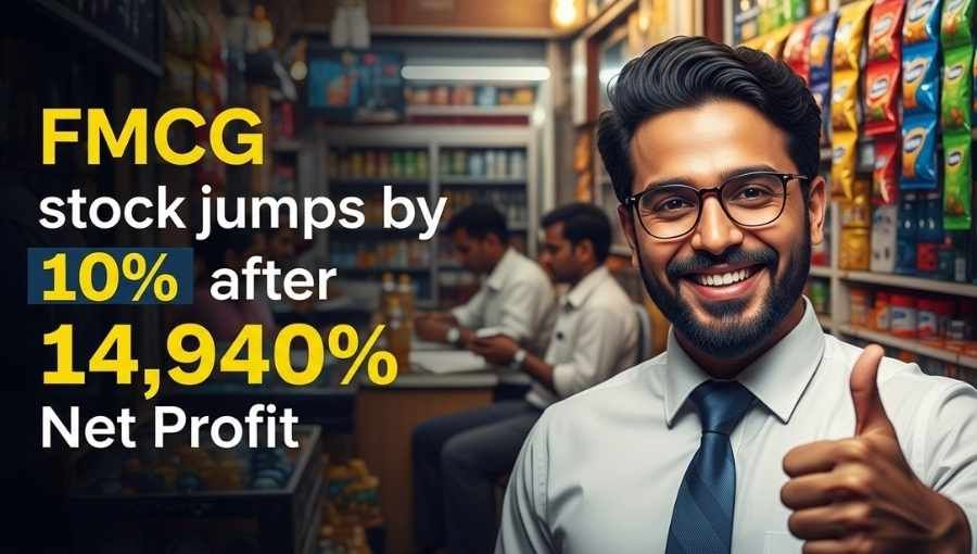 FMCG Stock Jump With 14940 Net Profit Growth